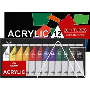 12 /24 colors Acrylic Paint Set for Beginners, Students & Professional Artist