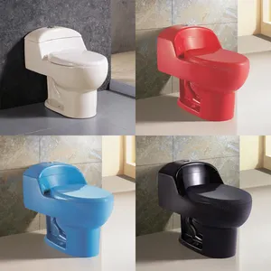 Чаочжоу керамический цветной ванная комната черные унитаз Южная Америка Туалет inodoro sanitario цельный санитарно туалет