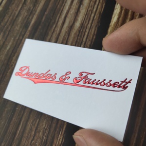Cartes de visite estampage à chaud annonçant des occasions spéciales imprimées sur du papier et du carton <span class=keywords><strong>kraft</strong></span> épais et beaux - Product Image 4