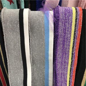 2020 new custom paillettes rib lavorato <span class=keywords><strong>a</strong></span> maglia trim in tessuto di forma fisica di <span class=keywords><strong>Polo</strong></span> camicia di fascia elastica - Product Image 5