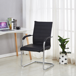 Comercio al por mayor cómoda oficina ejecutiva de cuero asientos <span class=keywords><strong>trabajo</strong></span> entrenamiento <span class=keywords><strong>personal</strong></span> invitado visitante sillas - Product Image 1
