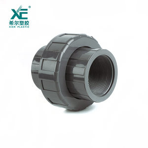 Il campione libero buon prezzo supporto personalizzato <span class=keywords><strong>pvc</strong></span> filettato union raccordo - Product Image 1