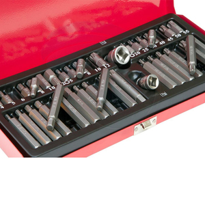 Conjunto de 54 Peças de Chaves Allen Torx Star Spline Hex em Caixa de Metal - Product Image 2