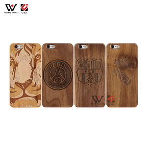 <span class=keywords><strong>Barcelona</strong></span>-Real Madrid parís Saint-Germain-Tigre láser de alta calidad caja del teléfono de madera para iPhone 6 - Product Image 1