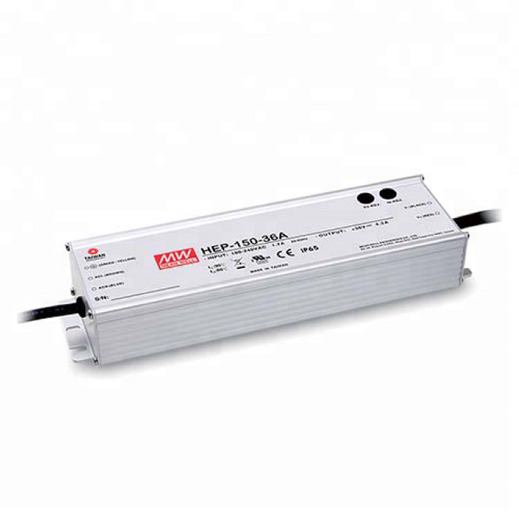 Означает well150W 12.5A 12 В DC Стабилизированный адаптер питания драйвера питания с PFC функции 6 лет гарантии HEP-150-12A