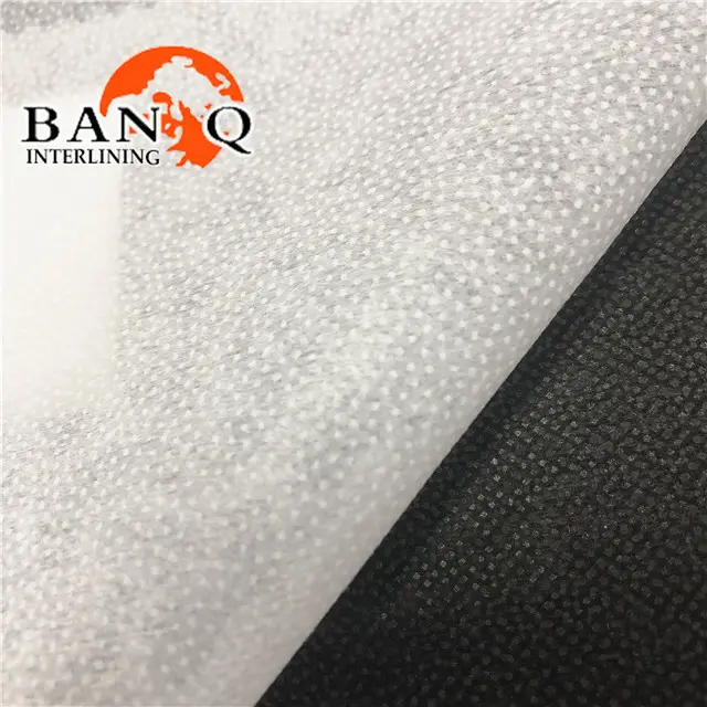 BANQ non woven fusible interlining fabric Single dot nonwoven fusing paper (#9035)