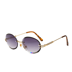 Jaspeer nuevo diseño de moda OEM diseñador de las señoras ovalada pequeña gafas de sol con montura gafas de sol - Product Image 6