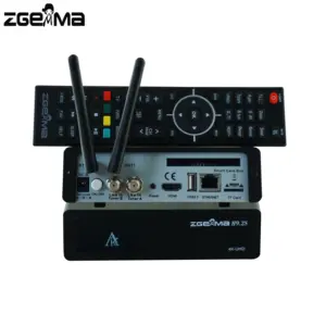 بولندا الساخن بيع نظام التشغيل لينكس Enigma2 ثنائي النواة DVB-S2X + S2X التوأم المستقبلون 4K UHD استقبال/فك ZGEMMA h9.2S
