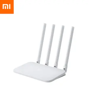 מקורי Xiaomi Mi WIFI נתב 4C Wi Fi 64 RAM 802.11 b/g/n 2.4G 300Mbps 4 אנטנות APP שליטה אלחוטי נתבים מהדר