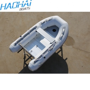 8.2ft मिनी मछली पकड़ने कश्ती 2.5m Inflatable Pontoons रोइंग नाव चीन 0.9mm पीवीसी सागर पानी अवकाश वैकल्पिक 3 + 1 - Product Image 2