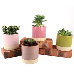Rond moderne style mat <span class=keywords><strong>balcon</strong></span> jardin décor vivre pot <span class=keywords><strong>de</strong></span> plantes succulentes/terre cuite accueil décoration pots pour plantes - Product Image 6
