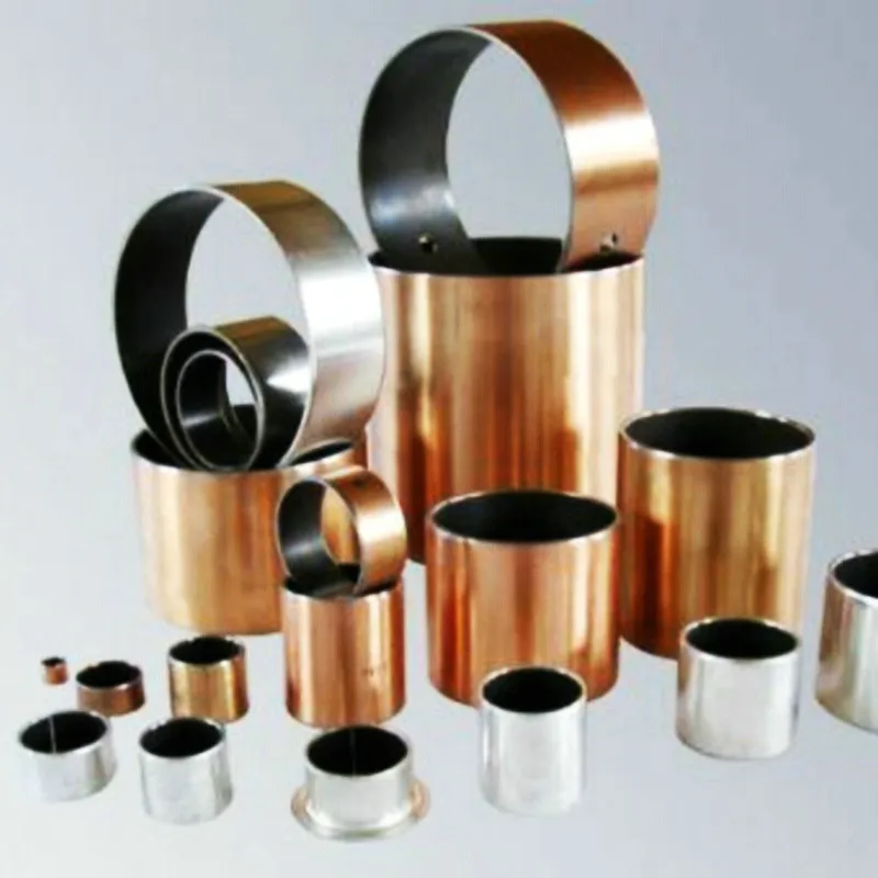 Bảo Trì Miễn Phí Hình Trụ Khô Bushing Bearing DU Sleeve Bushing Split Bronze PTFE Bushing/Đồng Plain Bush