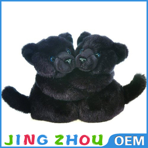 Vivid suave <span class=keywords><strong>de</strong></span> peluche negro pantera <span class=keywords><strong>de</strong></span> peluche juguetes <span class=keywords><strong>de</strong></span> peluche - Product Image 5