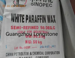 Semi Refined Paraffin Wax 56-58 Deg.C/ Sinopec Maoming Refinery Nanhai Brand/candle wax