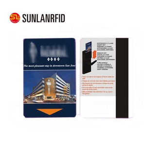 13,56 MHz <span class=keywords><strong>Loco</strong></span> magnetic stripe Pvc plastic Hotel door key's acces with ICODE card SLI-L Chip - Product Image 1