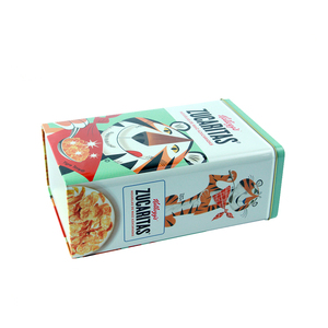 Giá Nhà Máy Chất Lượng Cao Khuyến Mại Hình Chữ Nhật Bản Lề Nắp Lon Soda Rỗng Hộp Kẹo Kim Loại - Product Image 2