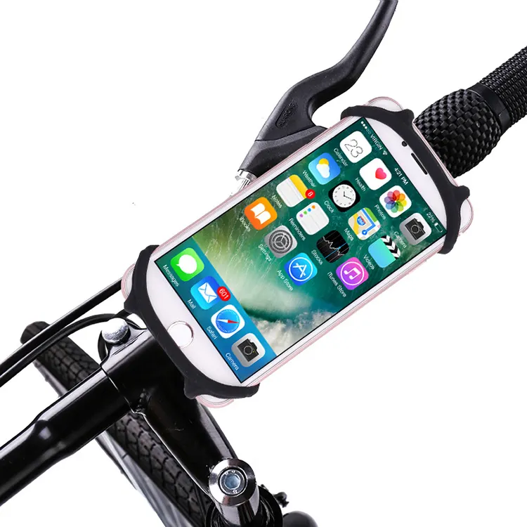 Bicycle Bike Phone Mount Adjustable Universal Silicone Mobile Phone Holder for bike
