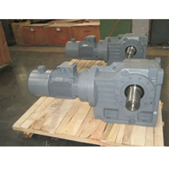reduction gear box for cement concrete mixers
