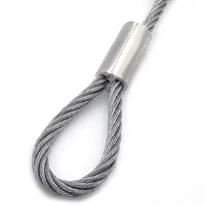 Precio más bajo tensión de cuerda de acero de cable de alambre de acero inoxidable para sistema de suspensión