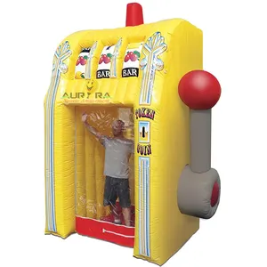 Inflatable money machine booth game inflatable money booth for party advertising promotion