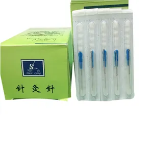 Medical Disposable Sterile natural best acupuncture needles with tube Dry needing