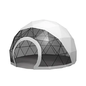 Struktur Aluminium Transparan Air Rumah Kubah Tenda Geodesic Dome Australia