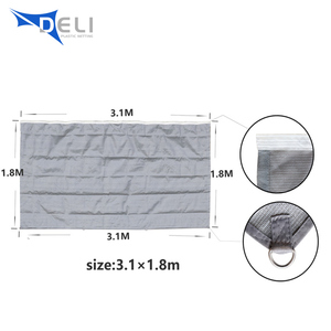 Mái Hiên RV Hình Vuông <span class=keywords><strong>HDPE</strong></span> Ngoài Trời Tùy Chỉnh 2022 Màn Chắn Tường Riêng Tư Có Ống - Product Image 1