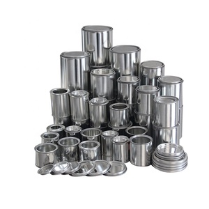 Boîte de peinture avec couvercle à levier en métal boîte de conserve ronde emballage pour colle et revêtement - Product Image 1
