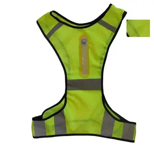 New Design LED Lights Reflective Safety Vest Making Running Safety