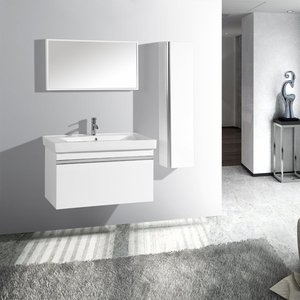Tocador de baño de madera maciza con fregadero Mueble de baño Unidad de muebles T9002 - Product Image 6