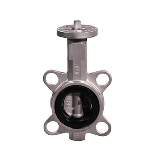 COVNA DN100 4 इंच PN16 NBR रबर सीट वेफर प्रकार स्टेनलेस स्टील एकल अभिनय वायवीय Actuator तितली वाल्व - Product Image 6