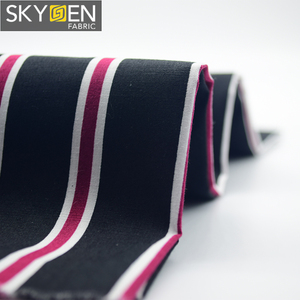 Skygen haute mode armure <span class=keywords><strong>toile</strong></span> souple rayé gros 40 s italien <span class=keywords><strong>lycra</strong></span> imprimer tissu - Product Image 3