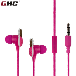 MP3 de dibujos animados lindo auriculares mini auriculares en la oreja auriculares micrófono para teléfonos móviles - Product Image 3
