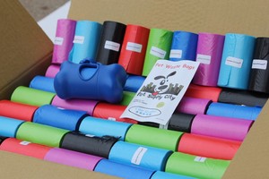 Personnalisé en plastique epi chien caca sac pochette sac sur rouleau pour animalerie - Product Image 4