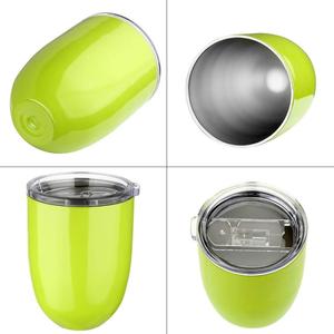 10 oz doble-aislado Stemless copas de acero inoxidable vaso taza con tapas para <span class=keywords><strong>vino</strong></span> - Product Image 4