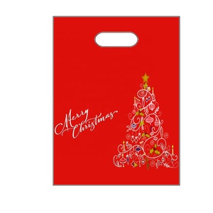 Personnalisé De Noël Thème Imprimé Sacs En Plastique pour <span class=keywords><strong>le</strong></span> Cadeau - Product Image 1