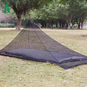 Diy al aire libre Durable carpa individual mosquitera para acampar cama