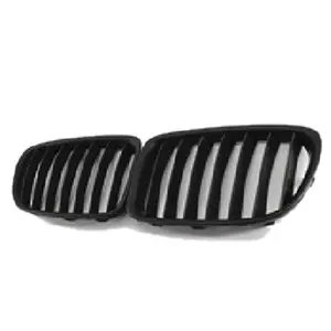 Für BMW E84 X1 Auto Front glanz Matt Carbon M Farbe Schwarz 2 Line Double Slat Nieren gitter Grill