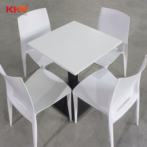 bianco lucido utilizzati tavolo al <span class=keywords><strong>ristorante</strong></span> e sedia vendita - Product Image 3