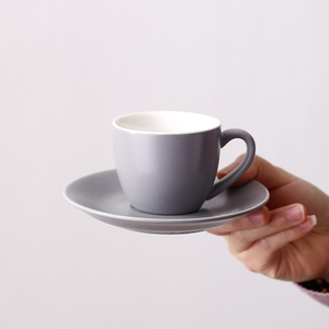 Taza de café con platillo, tazas pequeñas de porcelana usadas para té <span class=keywords><strong>y</strong></span> oficina, precios <span class=keywords><strong>baratos</strong></span> - Product Image 2