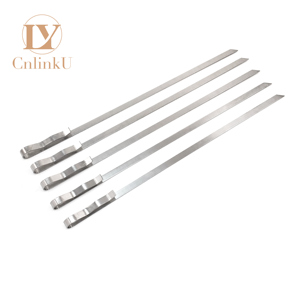 16 pulgadas giratorio de metal <span class=keywords><strong>Kebab</strong></span> Parrilla de barbacoa 304 palos de barbacoa brochetas de acero inoxidable - Product Image 5