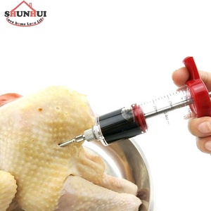 Siringa per iniettore in plastica marinata con ago per carne avvitabile per griglia per barbecue siringa per iniettore alimentare da 30ml - Product Image 5