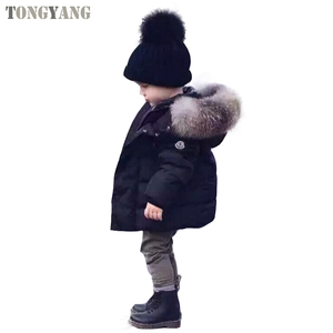 TONGYANG Baby Boys and Girls Jacket 2019 Autumn Winter Kids Jacket Coat Warm Thick Hooded Children Outerwear Coat - Product Image 1