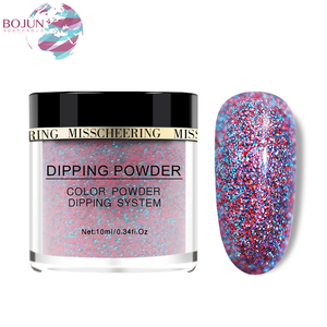 En Gros en vrac Couleur Régulière décoration et extension d'immersion de Scintillement clous ongle acrylique Plongeant La Poudre - Product Image 1