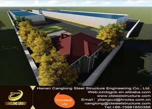 Estructura de acero integrada de uso con <span class=keywords><strong>taller</strong></span> de almacén y área de oficina - Product Image 4