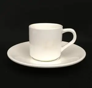 磁器のエスプレッソコーヒーカップとソーサー、エスプレッソコーヒーカップセット