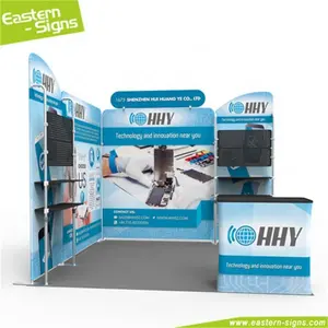 Nhà Sản Xuất Chuyên Nghiệp Vải Thương Mại Hiển Thị Tầng Thường Vụ Vendor Booth Hiển Thị