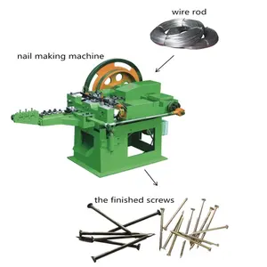 Machine de fabrication de clous en fil métallique Prix Machine de fabrication de vis pour toiture Machine de fabrication de clous et vis