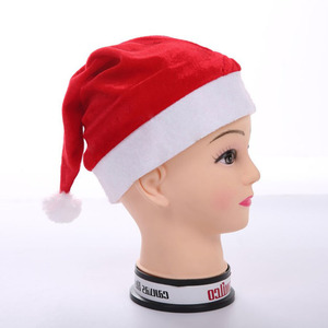 Cap de noël Doux En Peluche Santa Claus Vacances Fantaisie Robe Chapeaux - Product Image 4