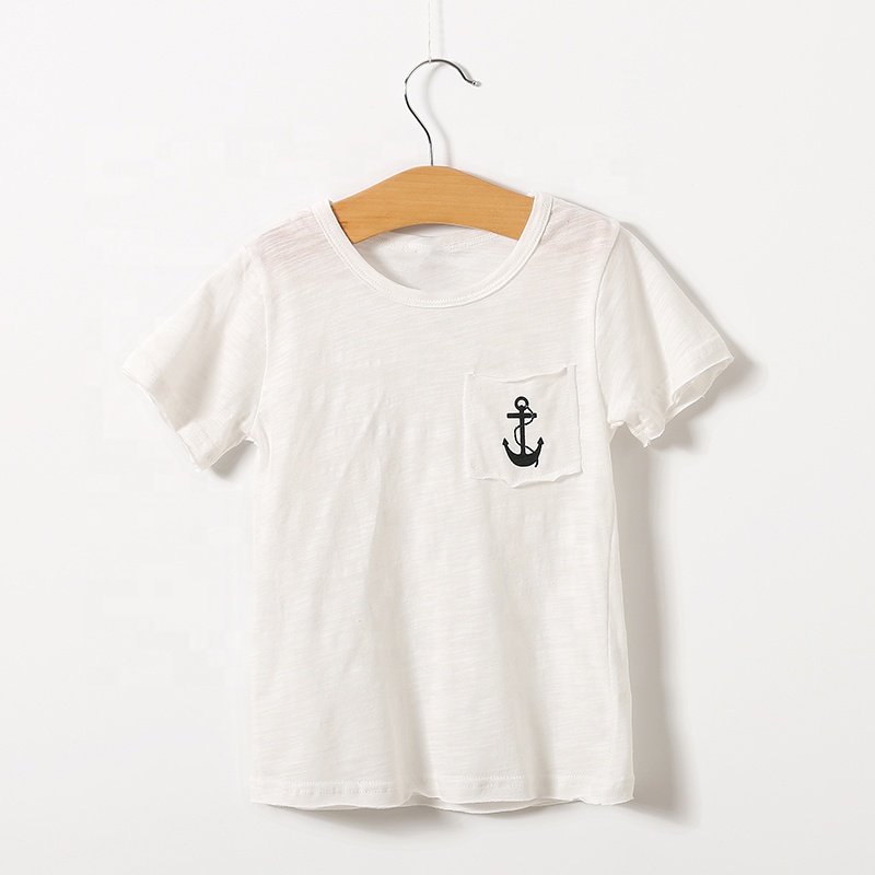 Одежда для маленьких детей и младенцев, летняя рубашка с коротким рукавом для мальчиков Милая повседневная одежда 100% хлопковая футболка, розничная и оптовая продажа